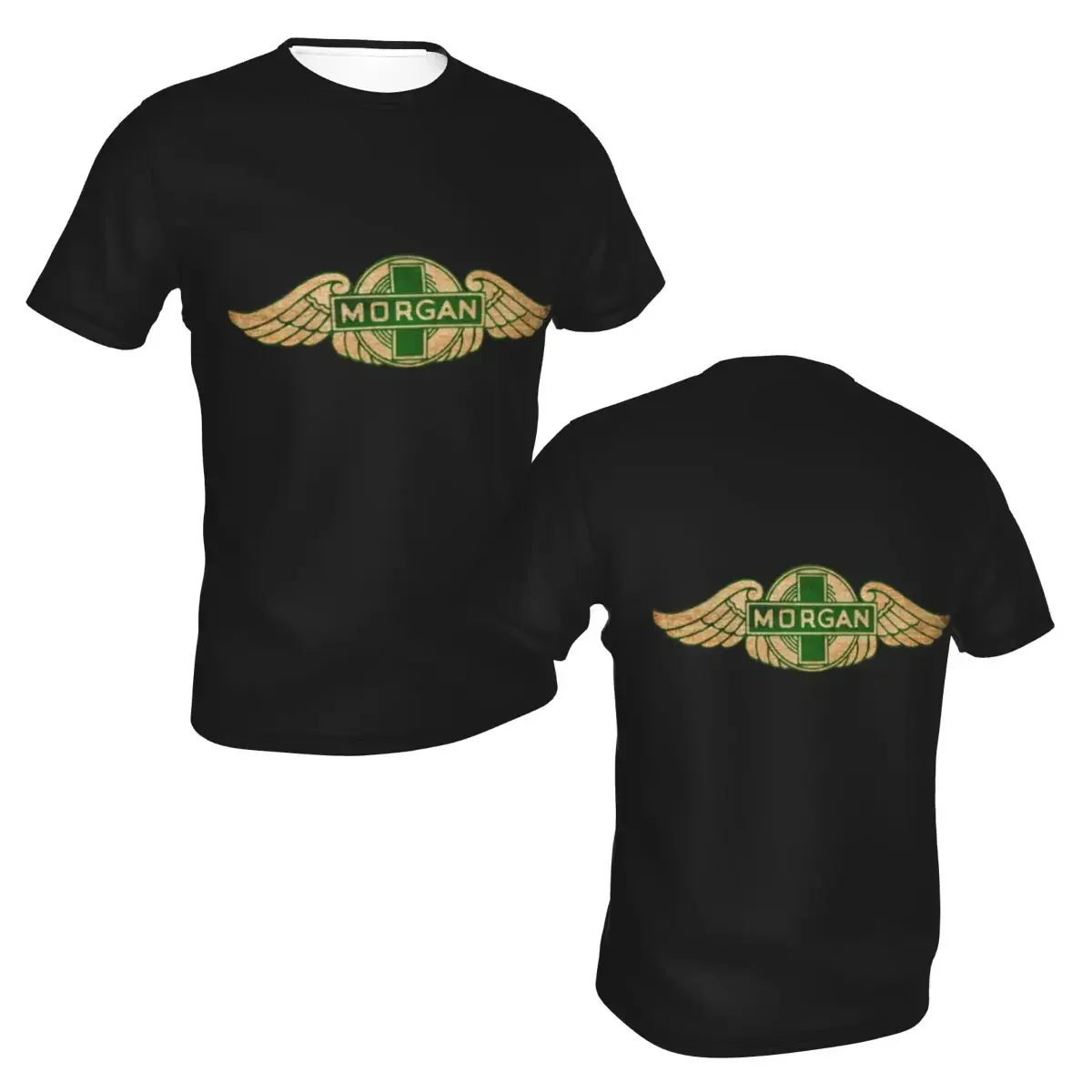 polyester Morgan Motor Car Company T-Shirt Men's Fashion T Shirt Men O-Neck Summer Shirts Tops