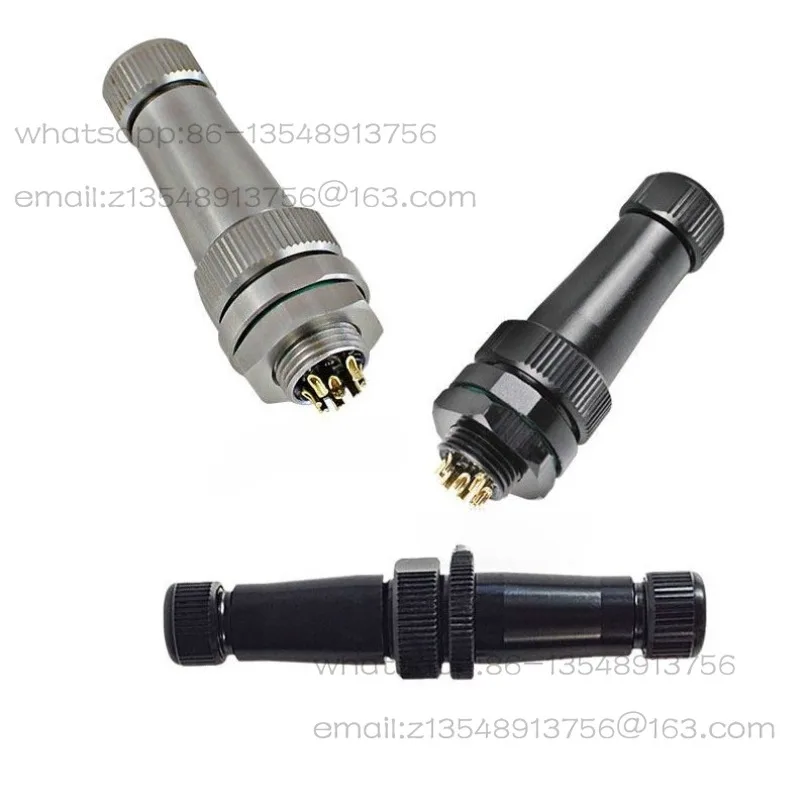 rov-underwater-robot-accessories-eight-core-waterproof-aviation-connector-aluminum-alloy-hard-oxidation-with-plug