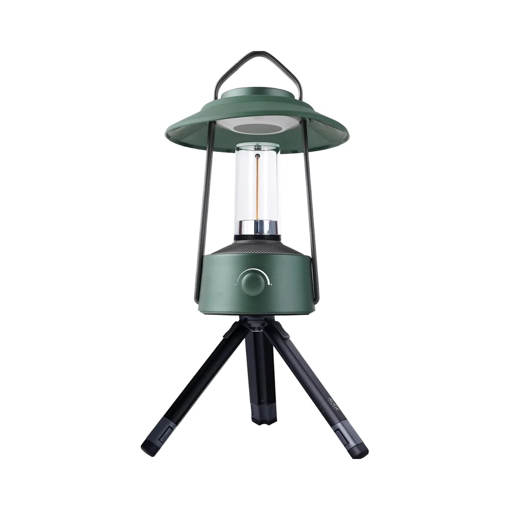 Modern Dual Temperature 1600K-5000K CRI80 LED Camping Lantern Dimmable Warm White Battery Operated Square Aluminum Waterproof
