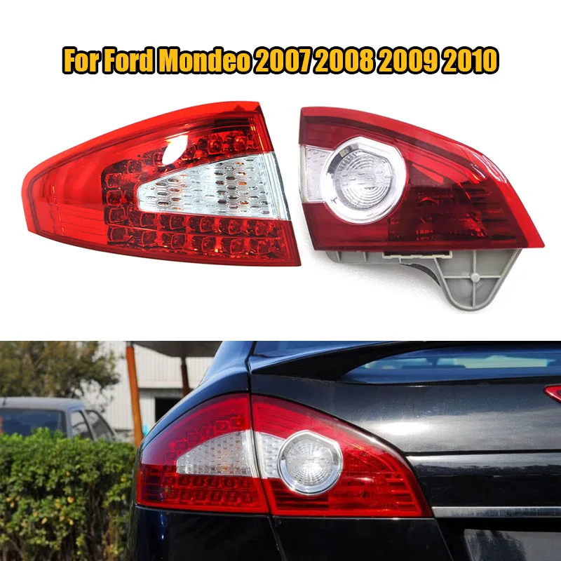 

Car Inside Outside Rear Bumper Tail Light Brake Lamp Warning Light Turning Signal Stop Lamp For Ford Mondeo 2007 2008 2009 2010