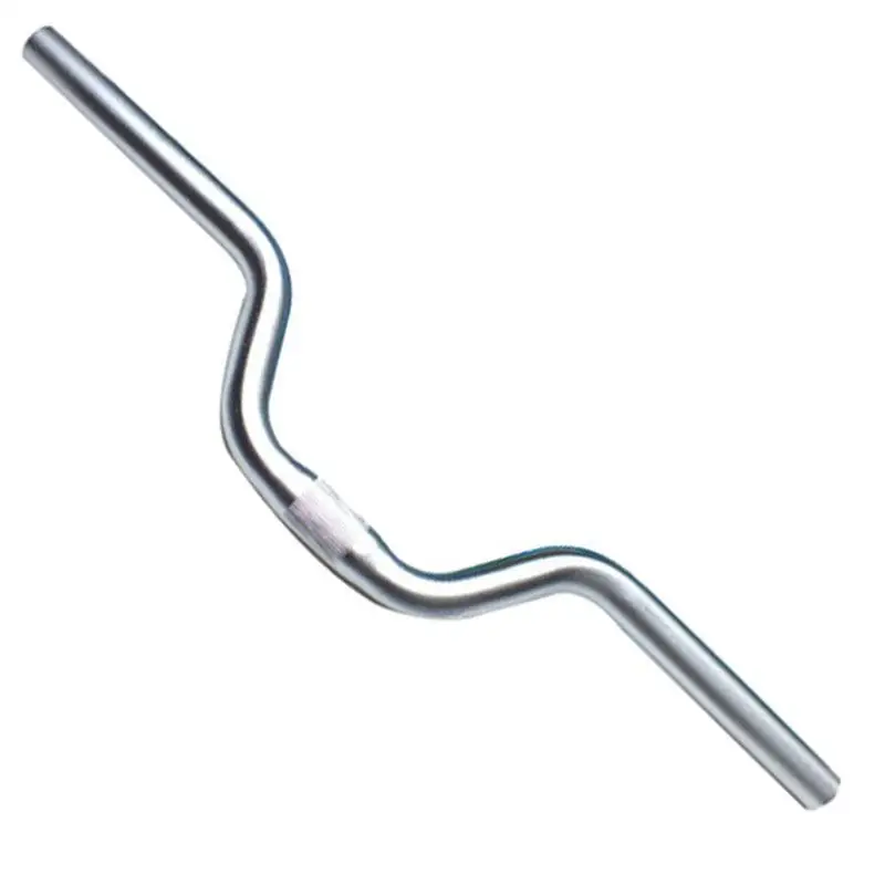 Aluminum Alloy Fixed Gear Handlebar 25.4mm BMX Riser Bar 520mm Width 80mm Rise Anodized Colorful Bike Handle Bar for Fixie Urban