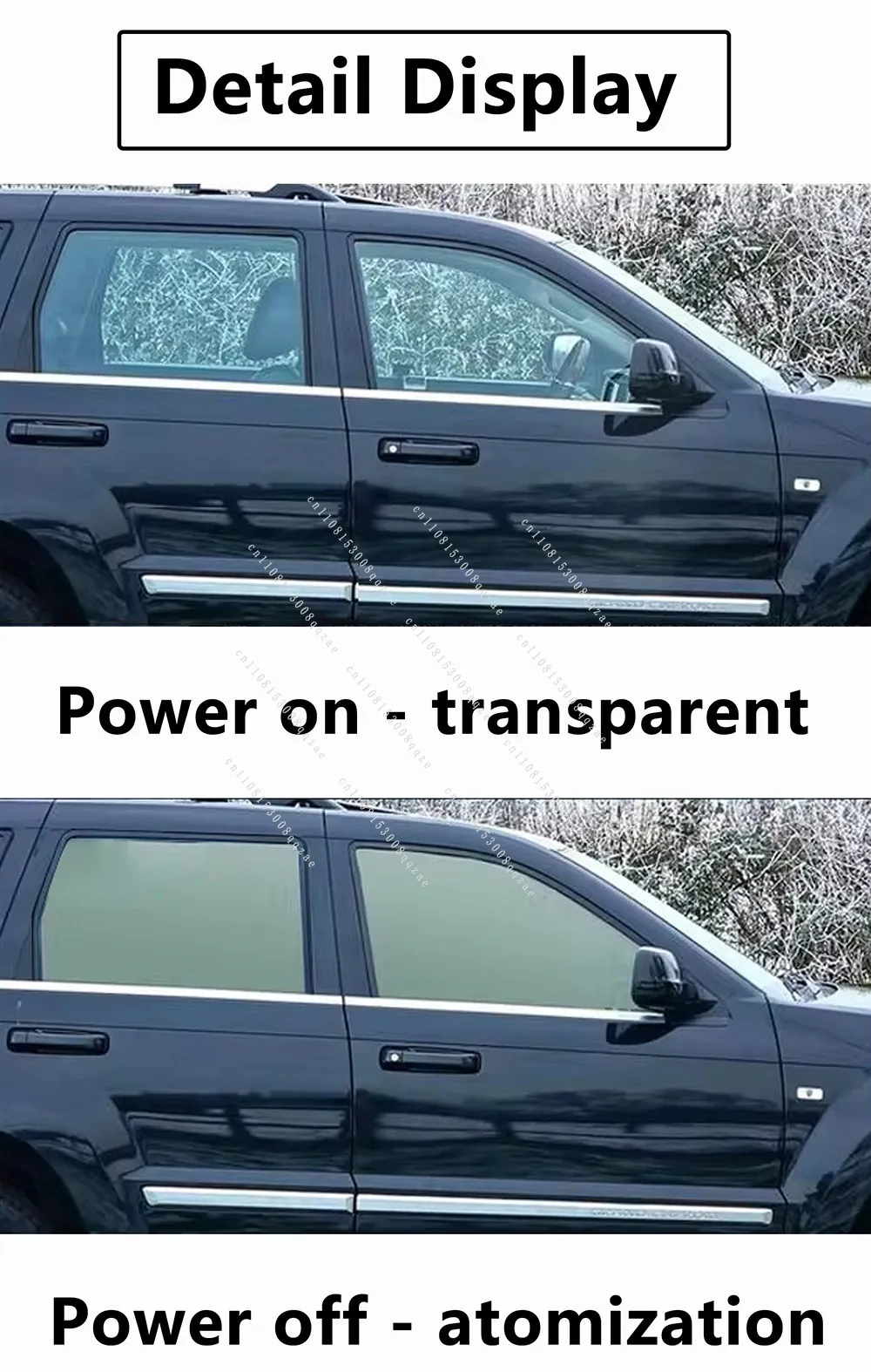 Intelligent Atomized Glass PDLC Dimming Film Electronically Controlled Thermal Insulation Sunshade Privacy Can Be Cut