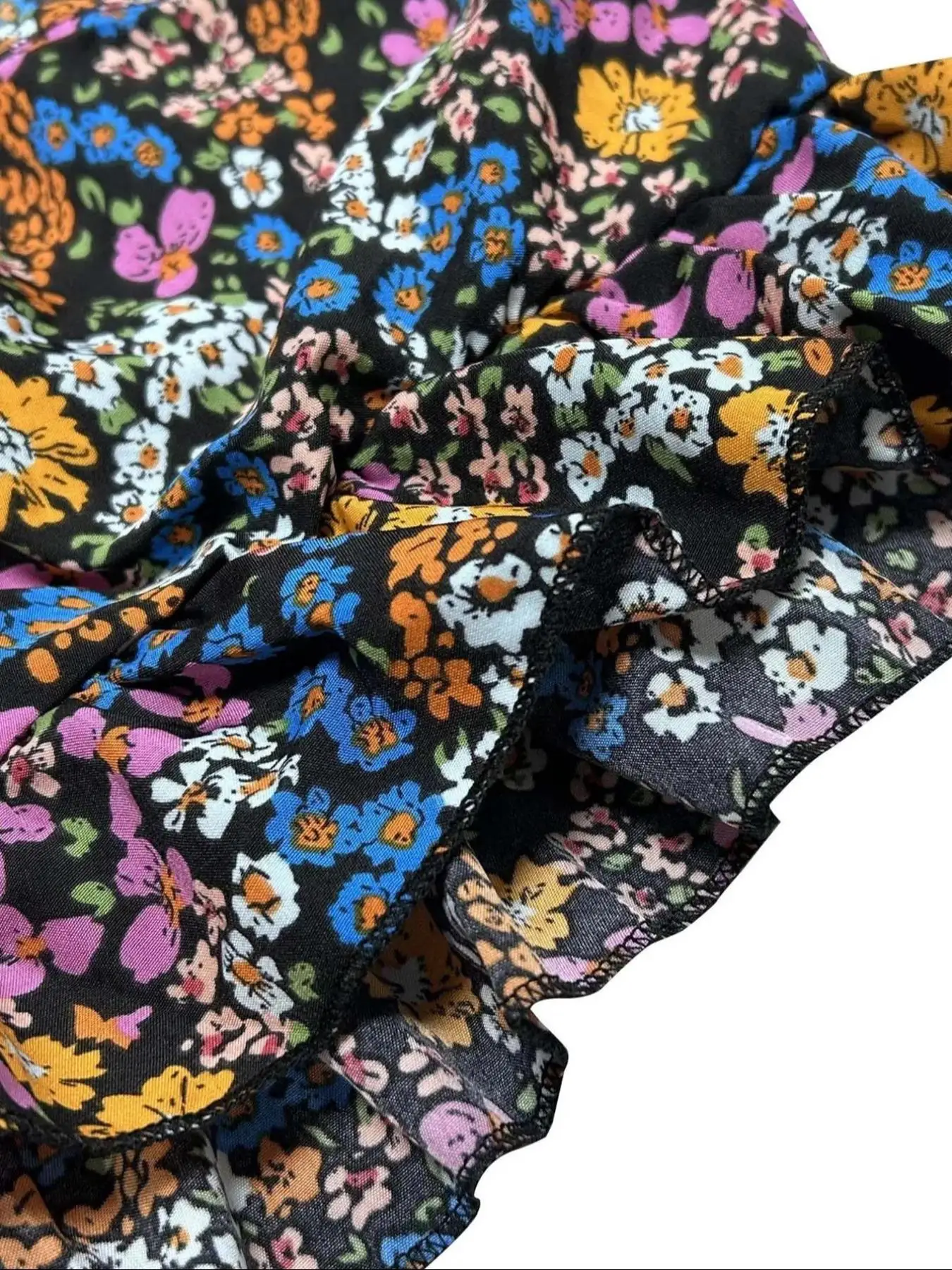 【Plus Size】 Kombinezon z kwiatowym nadrukiem, wiązany na ramionach, kombinezon z szerokimi nogawkami w stylu boho na wakacje, odzież damska plus size dla Su