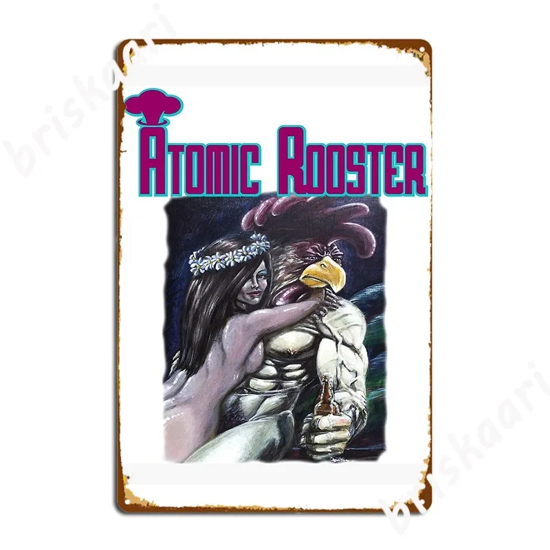 Atomic Rooster Iii Metal Sign Club Home personalized Club Bar Plaques Tin sign Poster