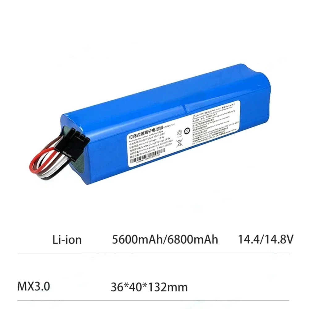 14.4V 6800mAh Original Rechargeable Li-ion Battery for 360 S9 X90 X95 for Eufy Robovac L70/L10 Robot Vacuum Cleaner Battery Pack