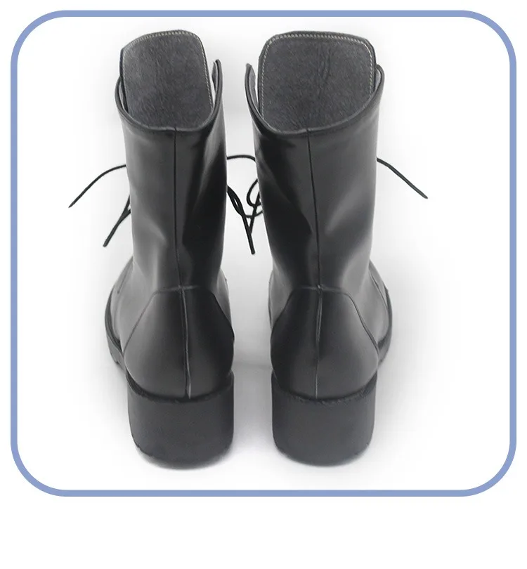 Rinoa Heartilly Scarpe Cosplay Gioco FFVIII Puntelli Cosplay Scarpe in pelle PU Stivali di carnevale di Halloween realizzati su misura