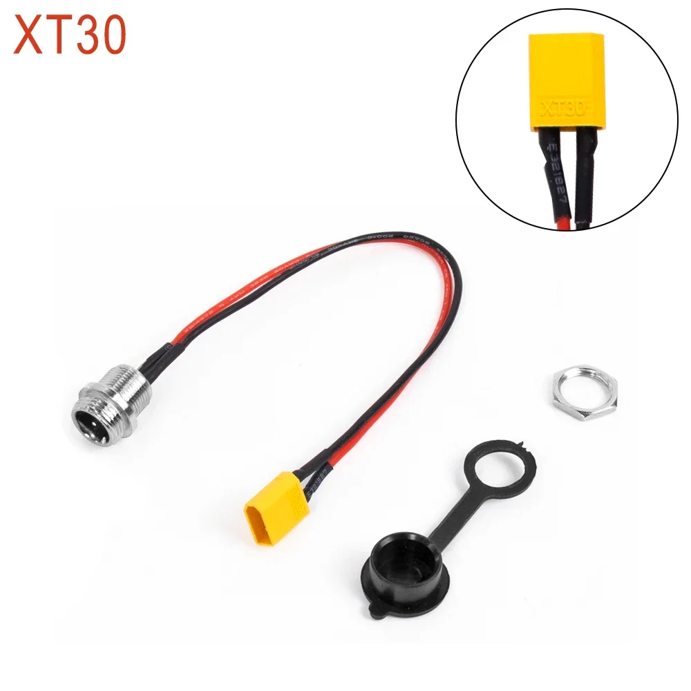 XT60 XT30 Socket Plug GX16 3 Pins Charging Port for VSETT 8 8+ 9 9+ 10+ ZERO 8 9 10 8X 10X 11X Speedual Electric Scooter