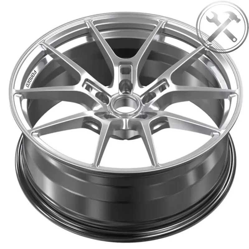 

17 Inch Aluminum Forged Alloy Wheel Rim Mid Size Family Car Universal Modified Replacement Wheels