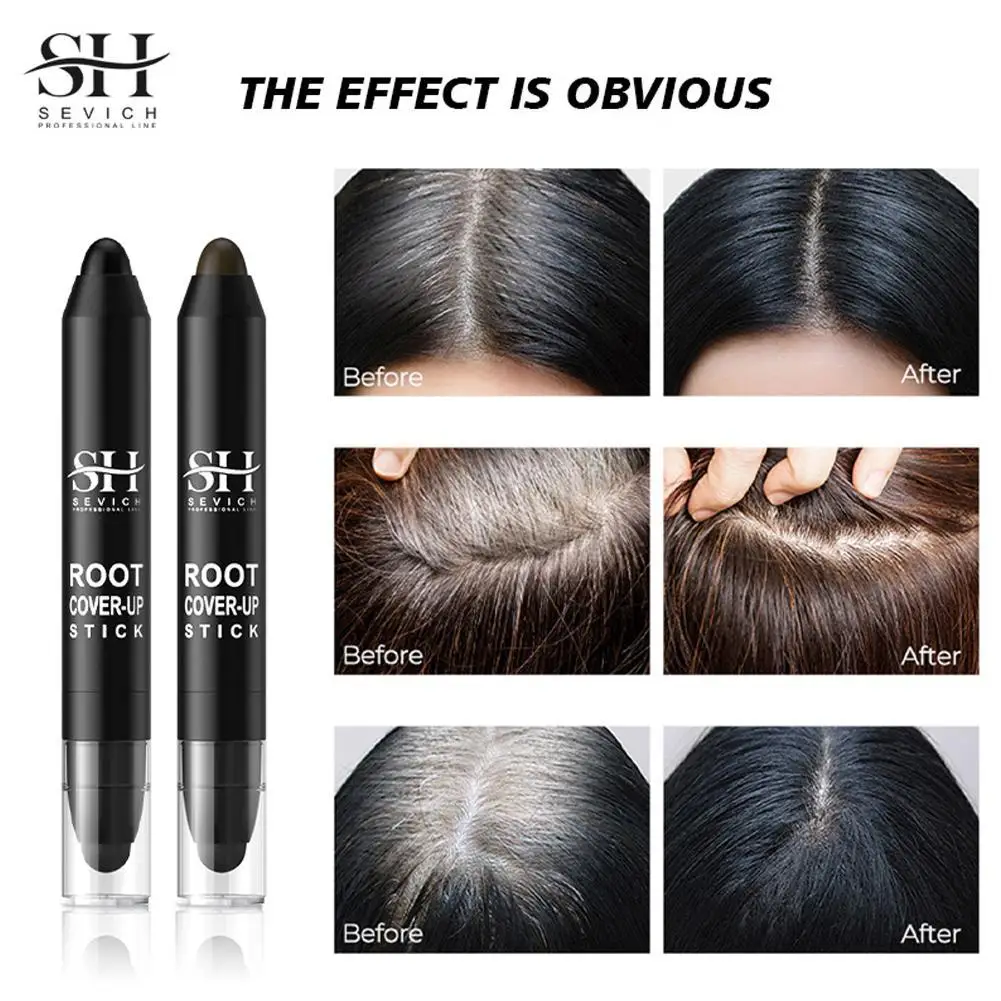 

3.8g Hairline Concealer Pen Waterproof Neutral Hair Coloring Pen Cover Up White Hair Control Hair Root Edge Repairing Pen