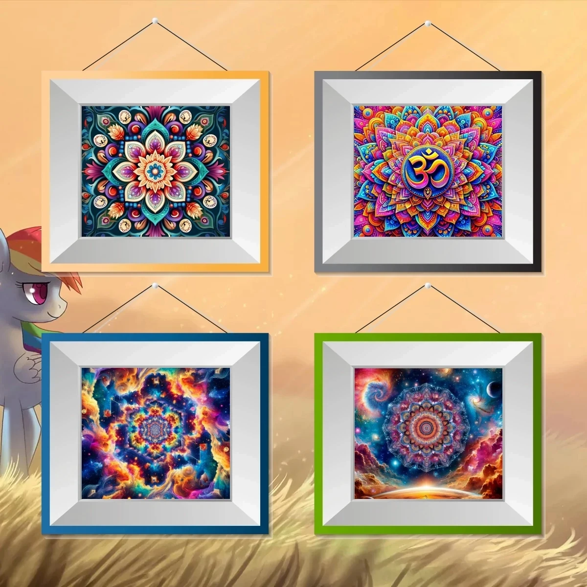 Mandala Flowers Full AB Diamond Painting Set Starry Sky Cross Stitch Kits Embroidery Rhinestone Mosaic DIY Art Home Decor Gift