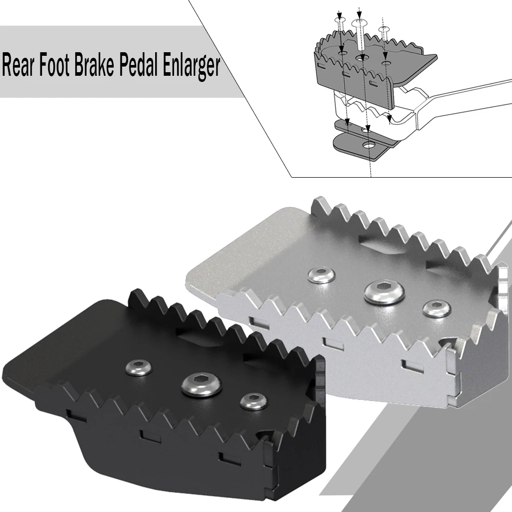 

Rear Foot Rests Brake Lever Pedal Step Tip Plate Enlarge Pedal Extension Pad Motorcycle For Honda XL750 Transalp 2023 2024 2025