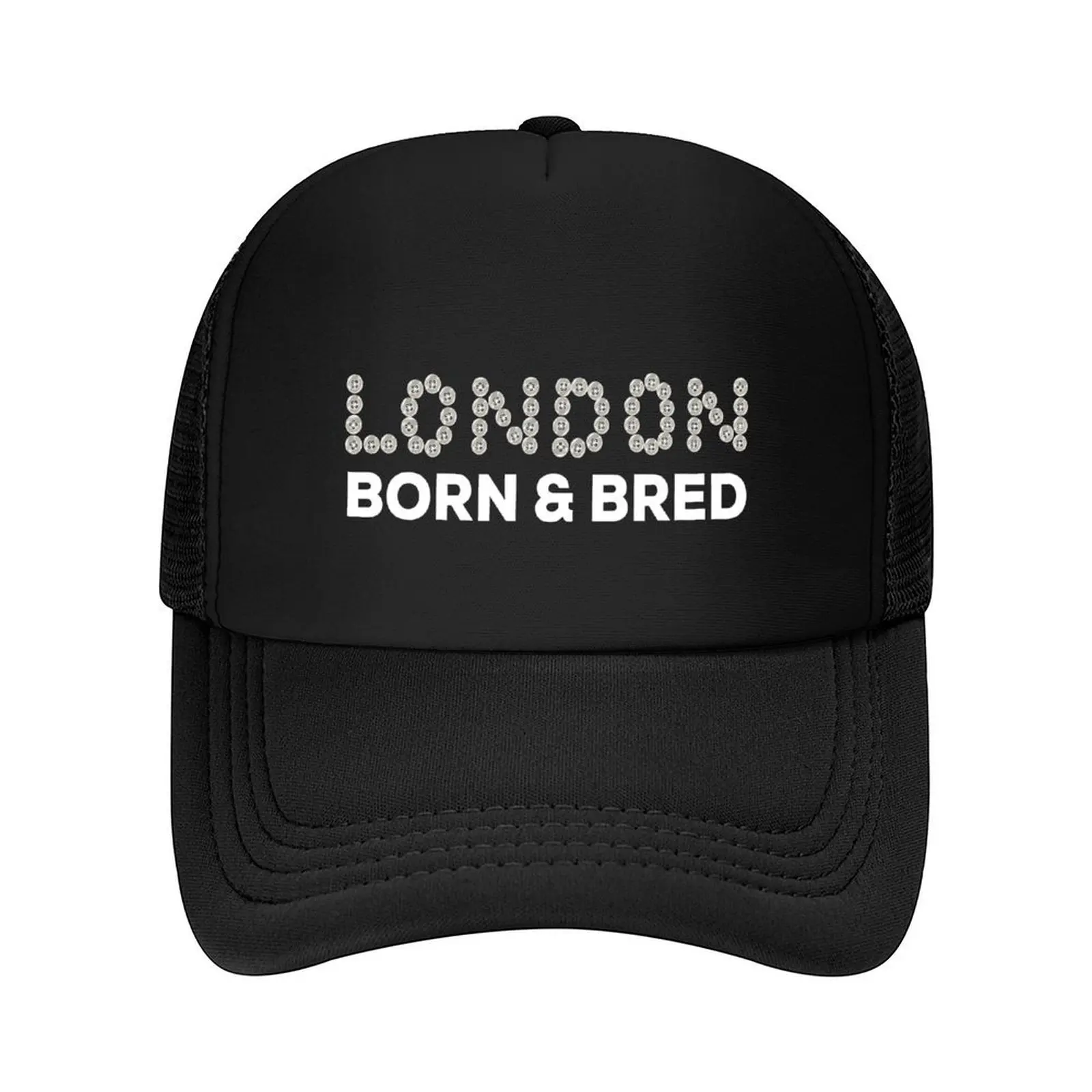 

London Born and Bred Pearly Buttons Baseball Cap Rugby summer hat Icon Snapback Cap Women's Beach Outlet 2025 Men's