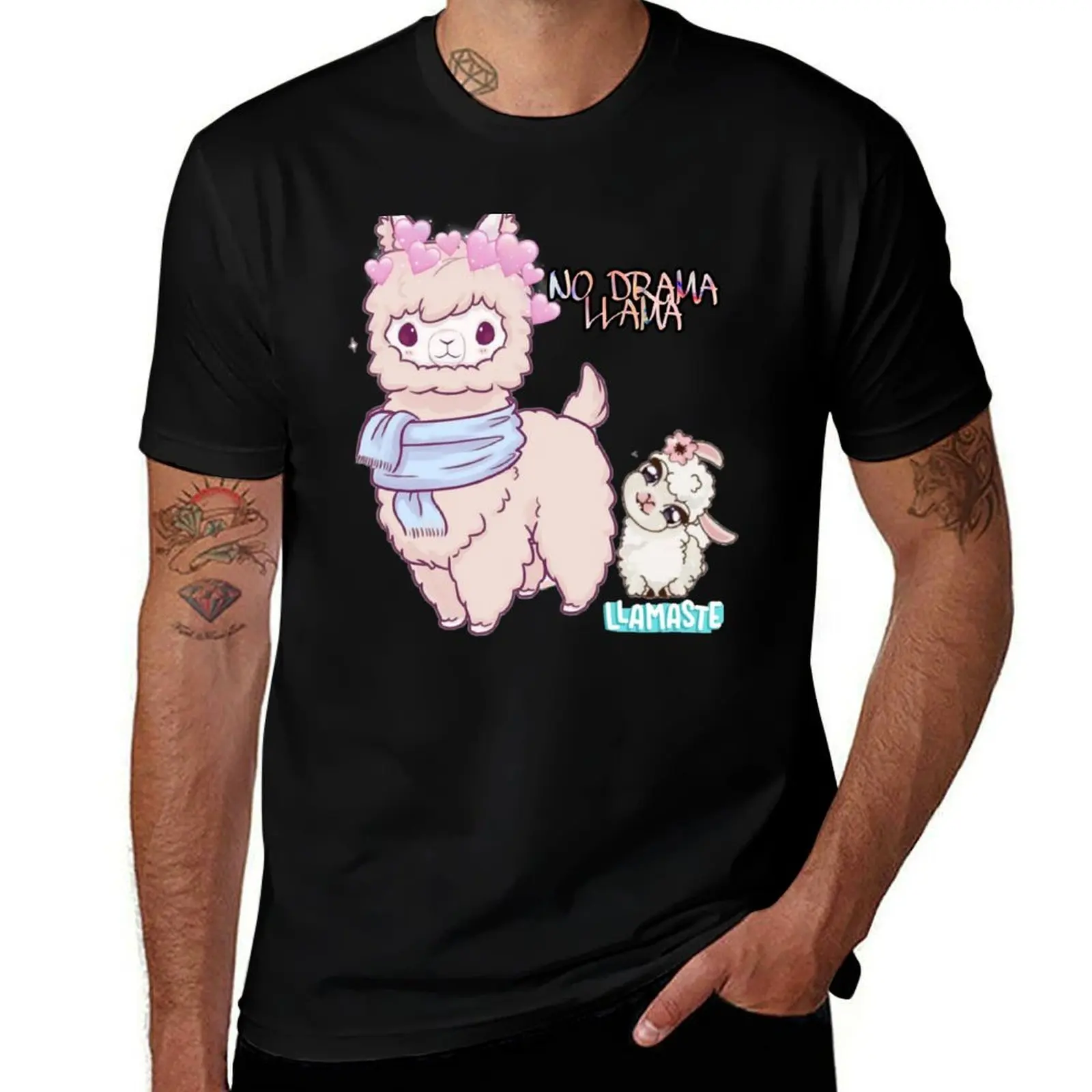 

No Drama llama T-Shirt man t shirts for men casual man t shirts high quality luxury brand t shirt man designer T-shirt