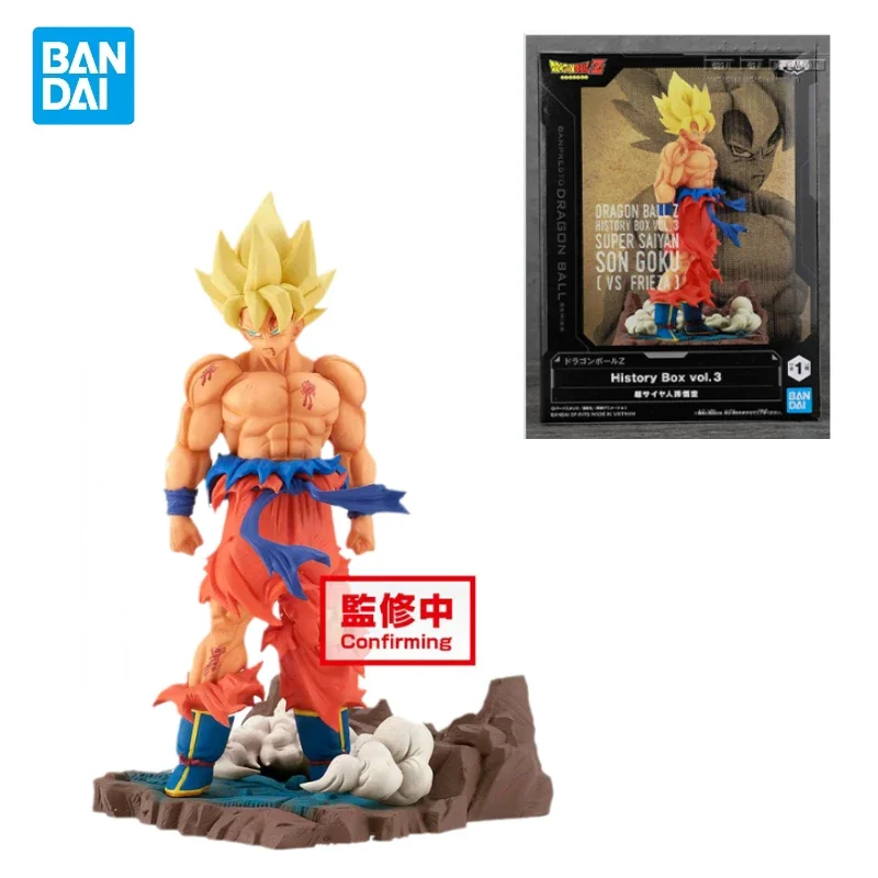 In Stock Original Bandai Banpresto Dragon Ball Z SUPER SAIYAN Son Goku History Box Vol.3 Anime Figure Model Toy Collectible Gift