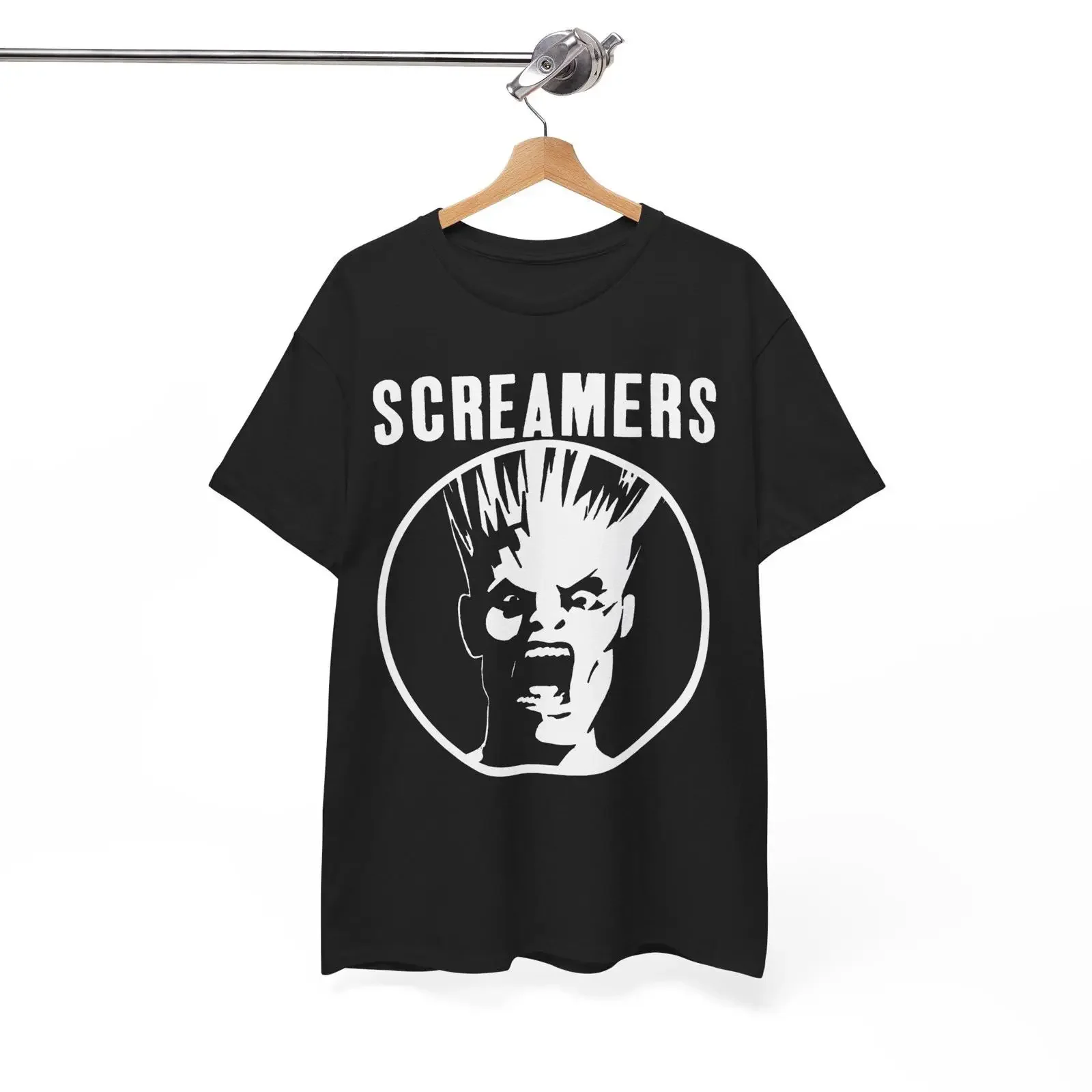 Camiseta Screamers Punk Hardcore Rock Tomata du Plenty Synth LA Underground 77 Merch vintage lavada suave elegante unisex a la moda
