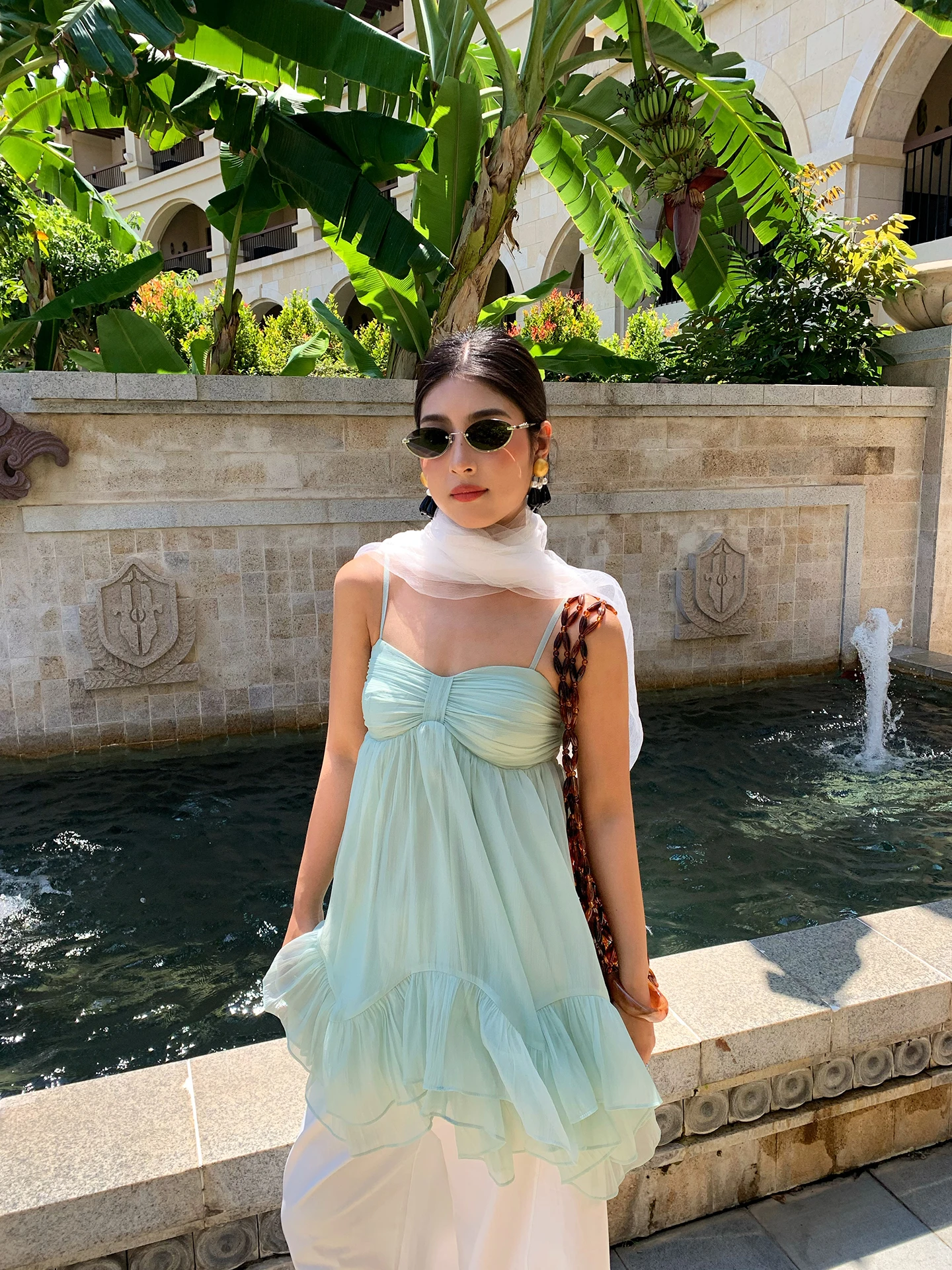 

Unique Elegant Summer New Arrival Women's Off-Shoulder Ogees Dress Casual Loose Waist Polyester Fiber A-Line Skirt Dress