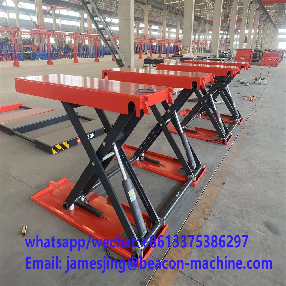 4 Ton Portable Mid Rise Car Scissor Lift For Sale Auto Lift Hoist For Garage Hydraulic Lift