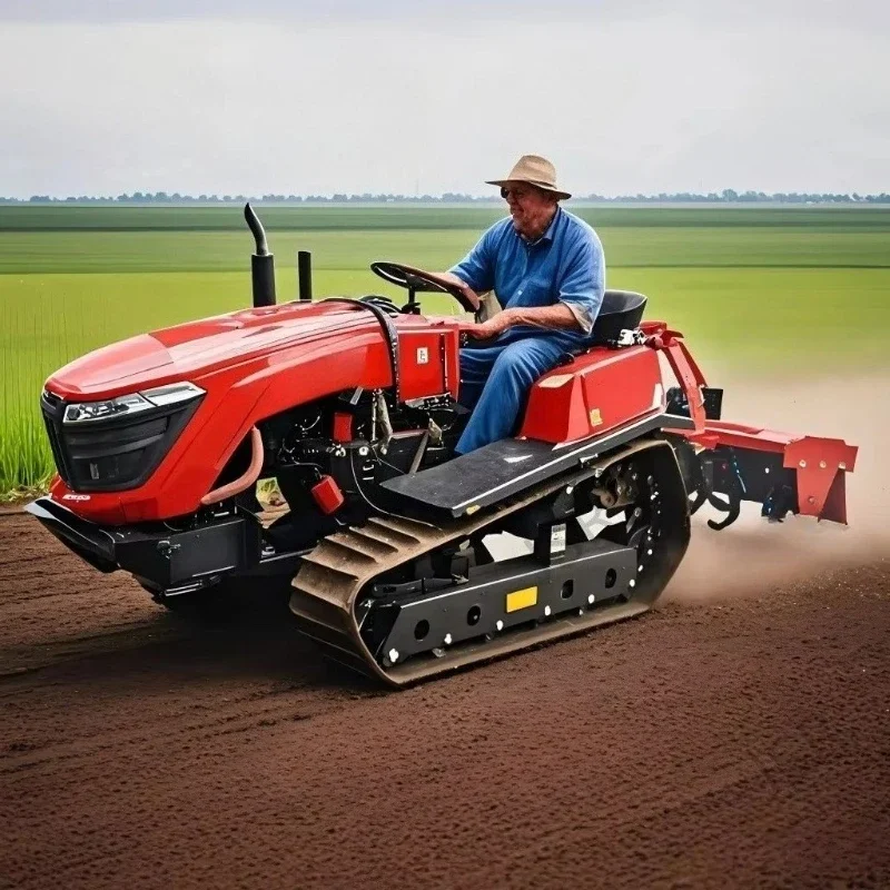 تخصيص 25-50hp متعددة الأغراض جرار زاحف 4x4 عجلة جرار الروتاري المزارع حفارة CE جرافة تحميل مجرفة مزرعة
