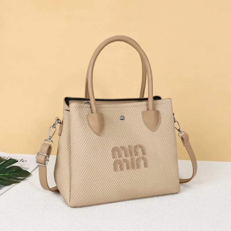 

Ladies Leather Handbag Crossbody Messenger Style, Luxury Brand Shoulder Bag Elegant Design With Spacious Interior Pockets