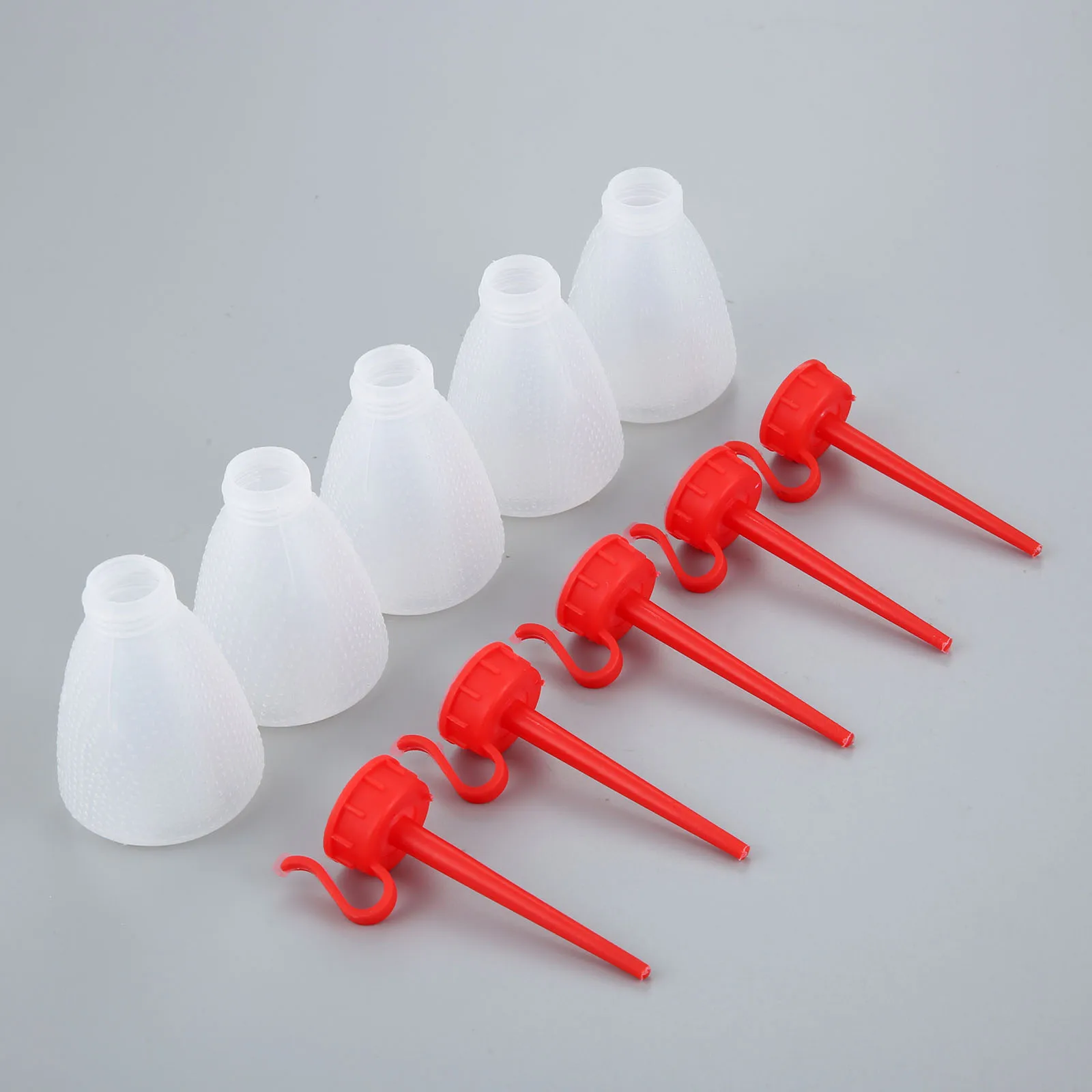 2-5pcs 60/180ml Sewing Machine Plastic Oiler Long Mouth Empty Oiler Pot Bottle Household Sewing Appliances