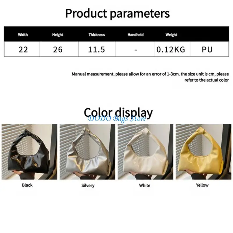 PU Satchel حقيبة يد عادية متعددة الأغراض Carryall حقيبة الركاب المعاصرة مع خيار اللون المعاصر #6