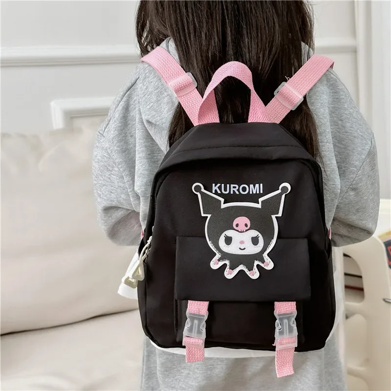 Sanrio-mochila de dibujos animados de Hello Kitty My Melody para niños, mochila de viaje portátil de gran capacidad, Kawayi Sweet, guardería, Niña