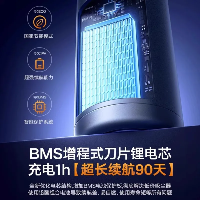 Wireless handheld car suction and blowing integrated vacuum cleaner