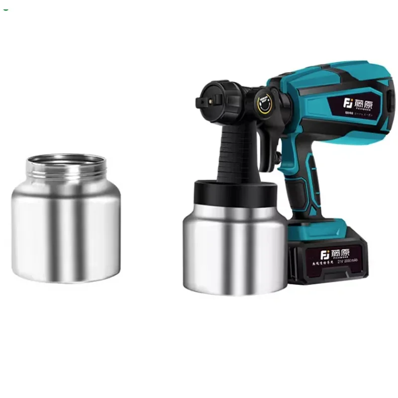 Pistola a spruzzo elettrica senza fili da 1000 ml Disinfezione domestica Sterilizzazione Spruzzatore di vernice portatile