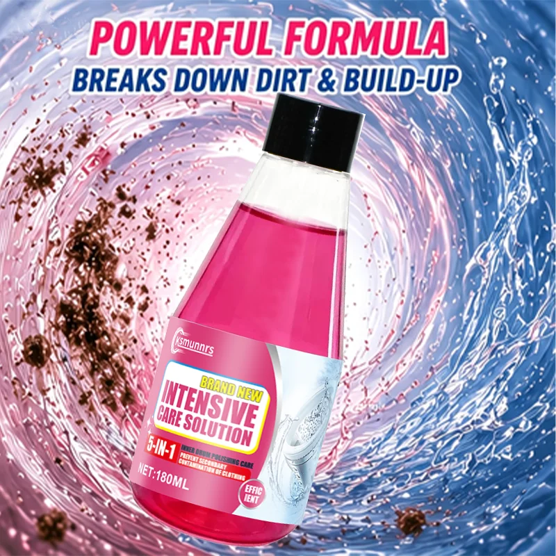 Washing machine drum deep-cleaning detergent, melts away built-up grime and smells, simple and easy to use without hurting your
