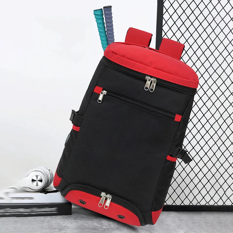 Tennis Racket Backpack Professional Badminton Sports Bag Holds 2 Rackets Large Capacity Gym Pack For Pickleball with Shoe Pocket