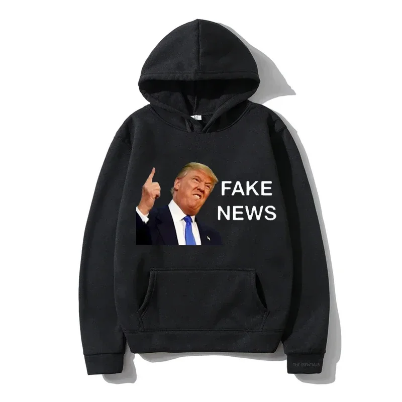 Hot-Selling Trump Printed Cotton Men‘s Sweater American Street Personality Loose Comfortable Versatile Men's And Women's Sweater