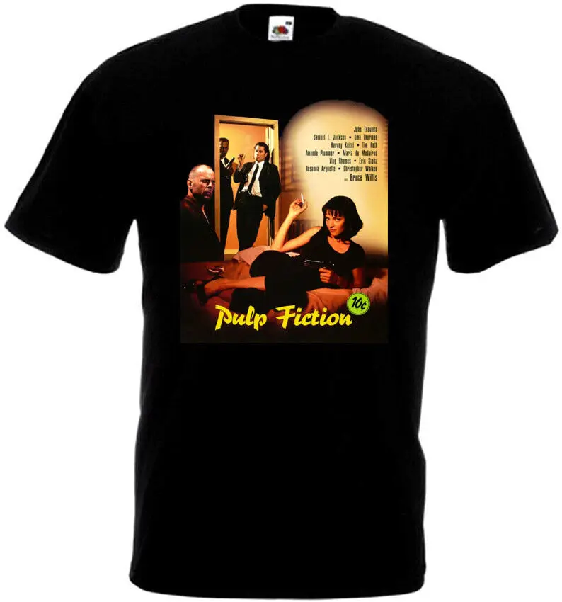 Pulp Fiction v25 T shirt black Quentin Tarantino all sizes S 5XL