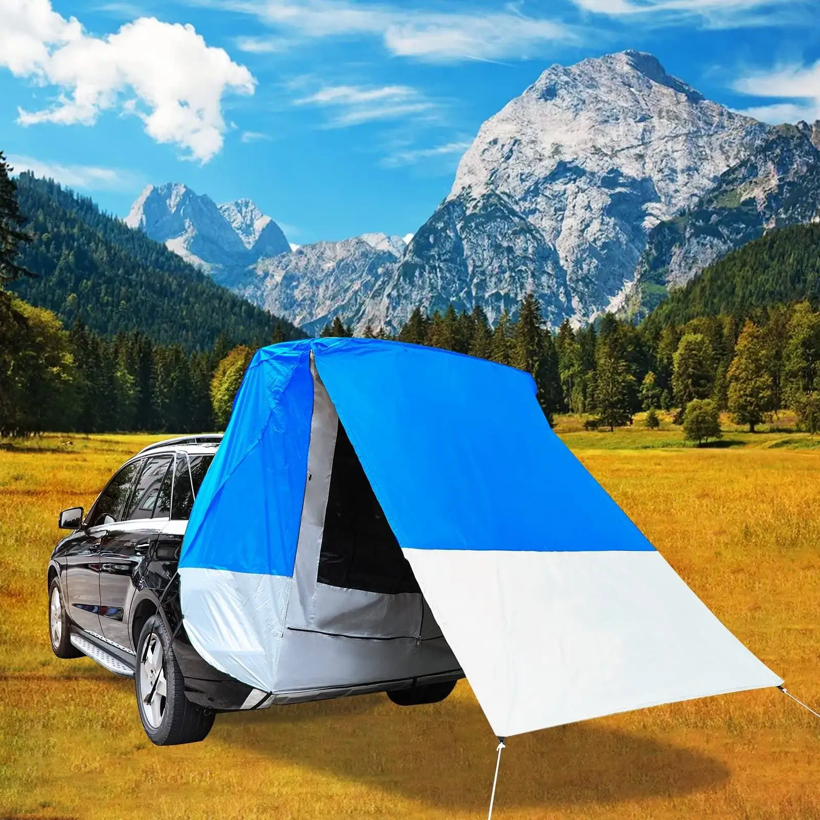 

High Quality SUV Tailgate Tent Large Space Good Vision Car Rear Tent Portable Waterproof Truck Rear Tent Custom Logo