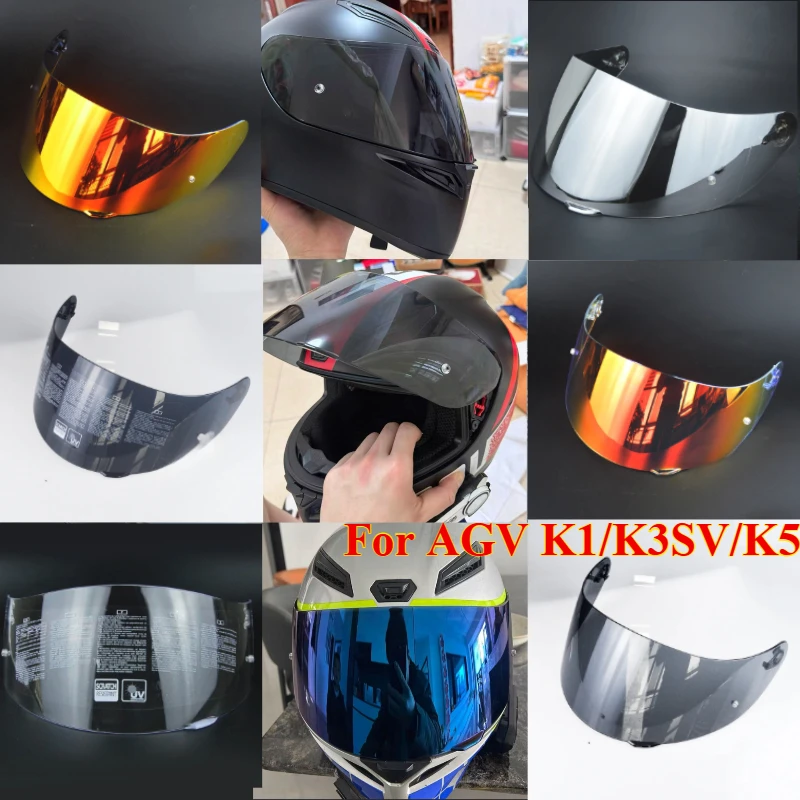 

1 шт. козырек для шлема для AGV K1/K3SV/K5, очки для мотоциклетного шлема, мотоциклетные шлемы, обесцвеченные линзы, козырек ночного видения