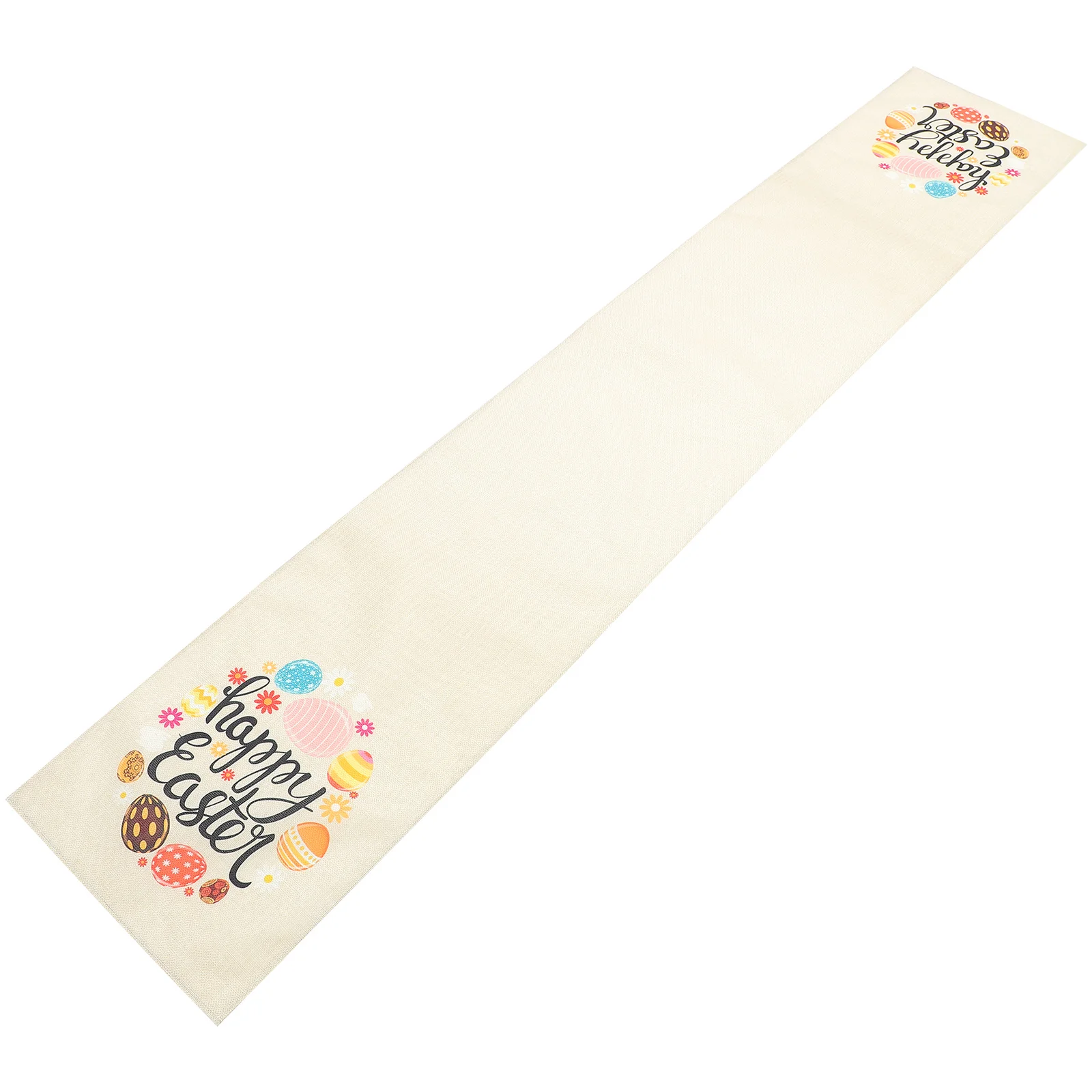 

Decorative Easter Table Runner for Rectangular Round Square Tables Festive Spring Table Cover Home Hotel Restaurant Party Use