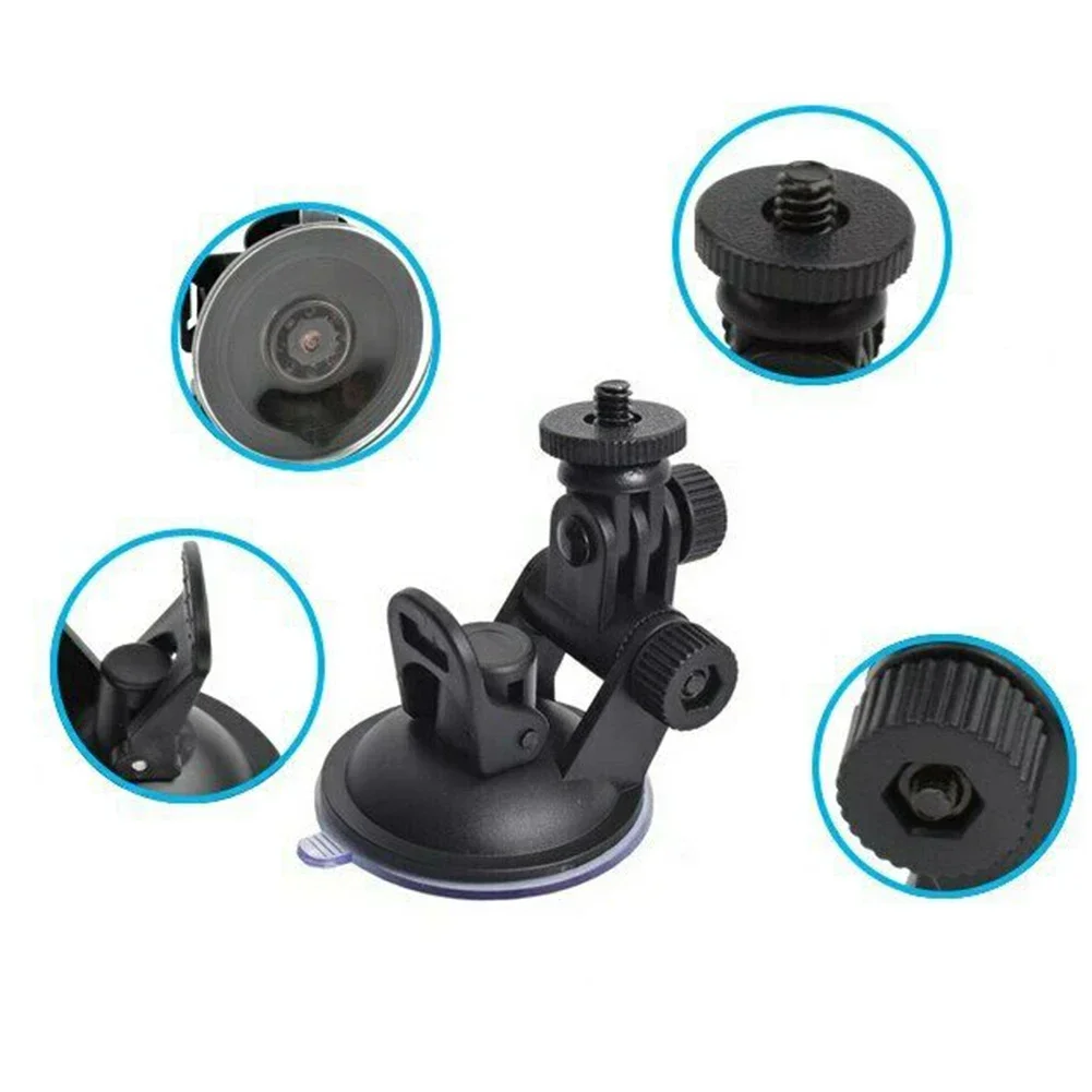 1pc Car Mount Dash Holder Dash Holder Car Mount Portable Recorder Stand Suction Cup Video Webcam Bracket Stand Sucker Parts