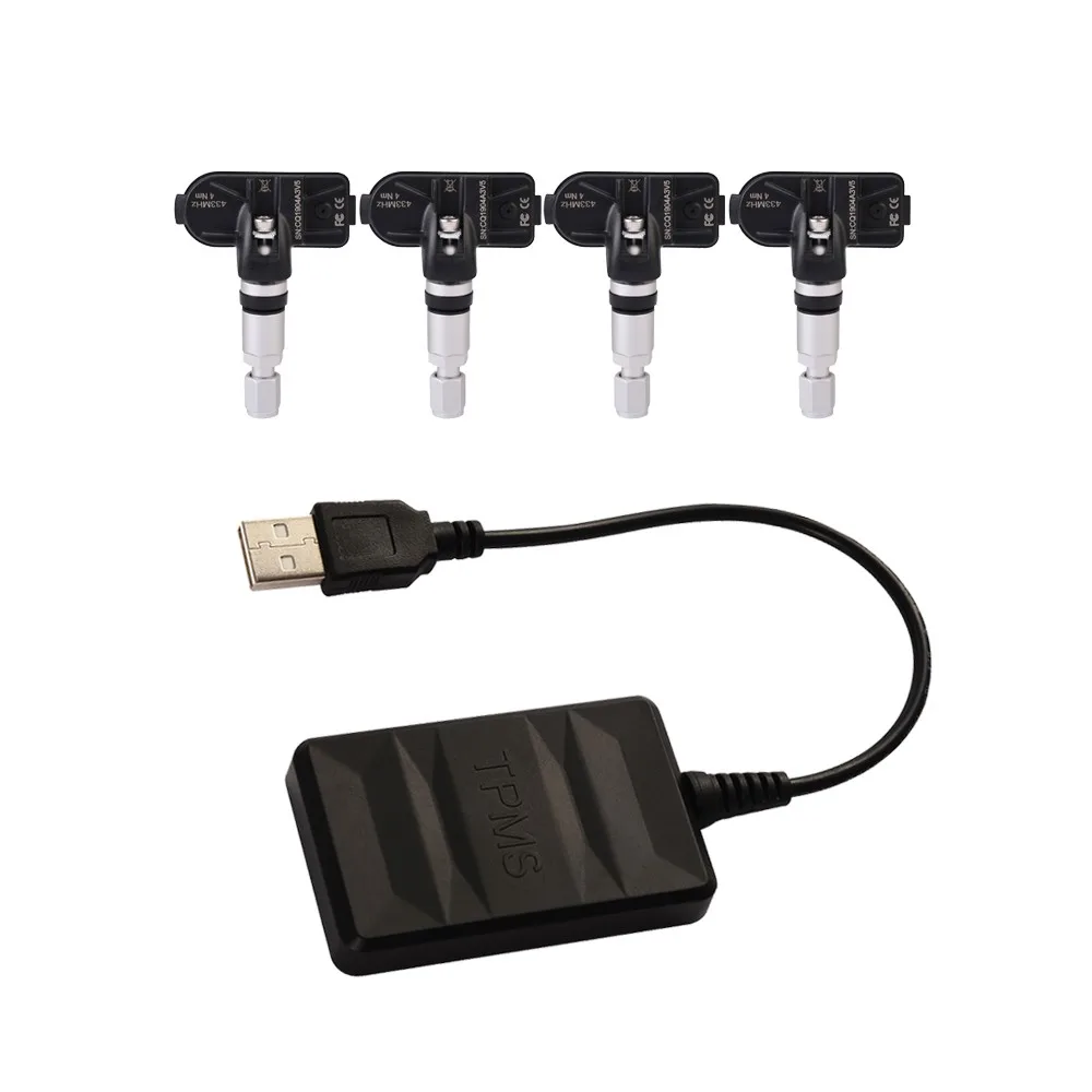 

Система контроля давления в шинах (TPMS) с USB для навигации на Android, беспроводная цифровая передача данных, сигнализация TPMS S