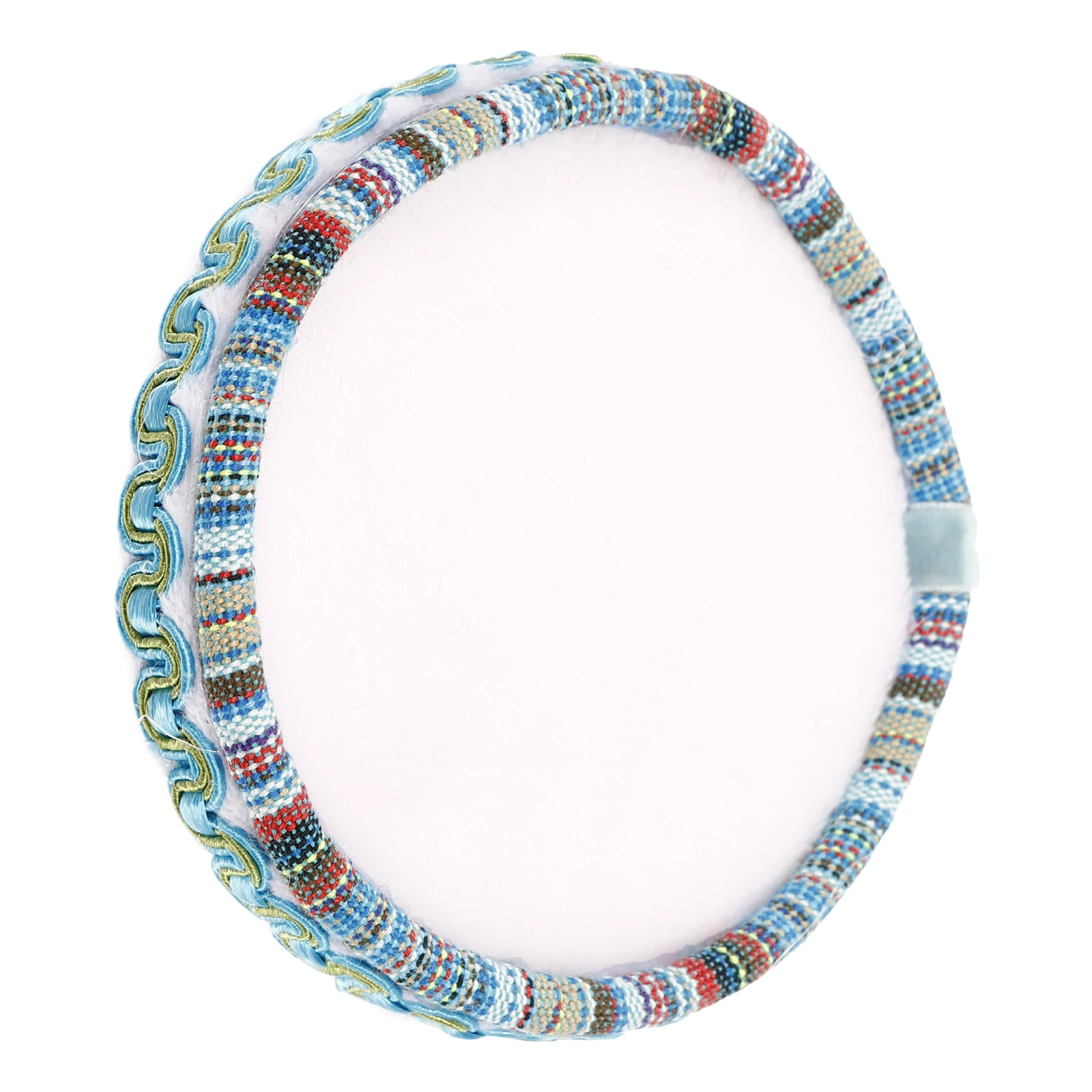 

DIY Jewelry Bead Storage Tray Beads Loose Organizer Fabric Bracelet Making Trays for