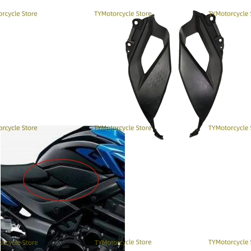 

Motorcycle Fuel Tank Side Panel Fairing Fit For SUZUKI GSXS 750 GSX-S750 GSXS750 2017 2018 2019 2020 2021