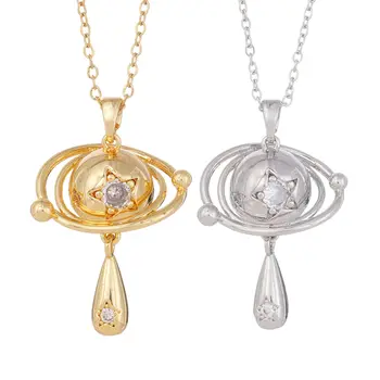 6 best sales 土星球形項鍊 - №3