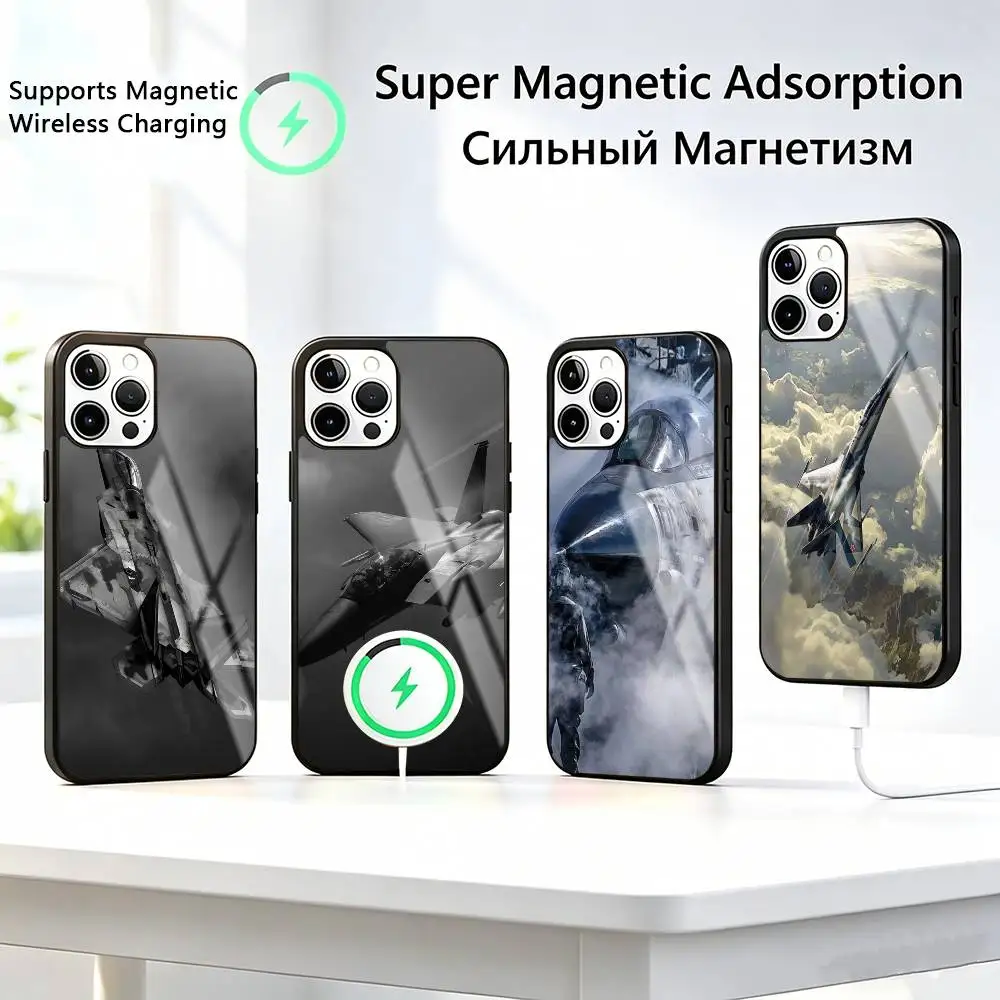 

Cool Aircraft Robotech Macross Phone Case For iPhone17,16,15,14,13,12,11 Plus,Pro Allows magnetic wireless charging