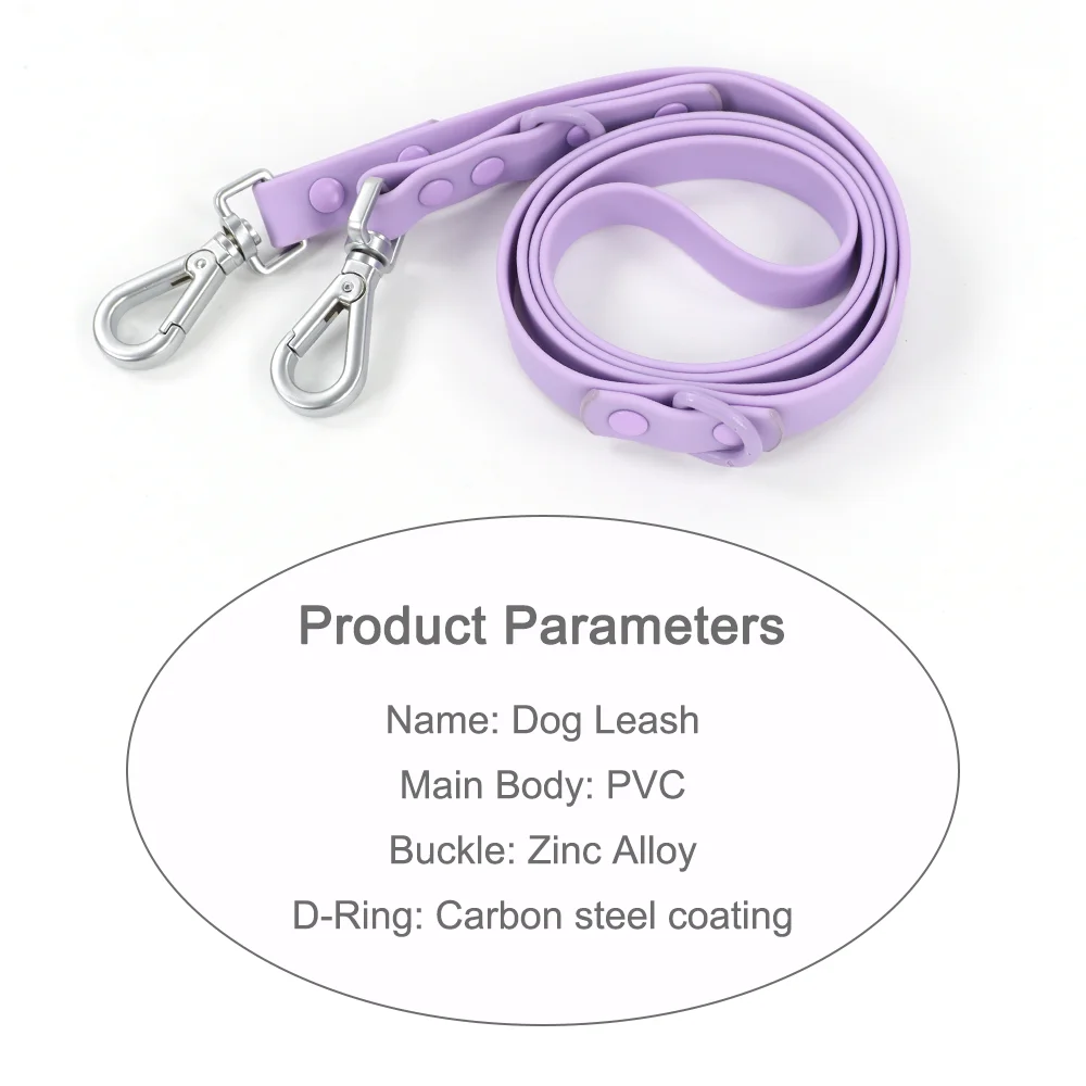 1.5M 1.8M Medium Big Dog Leash Easy and Convenient Multi functional and universal PVC Training Leash for Large Dogs