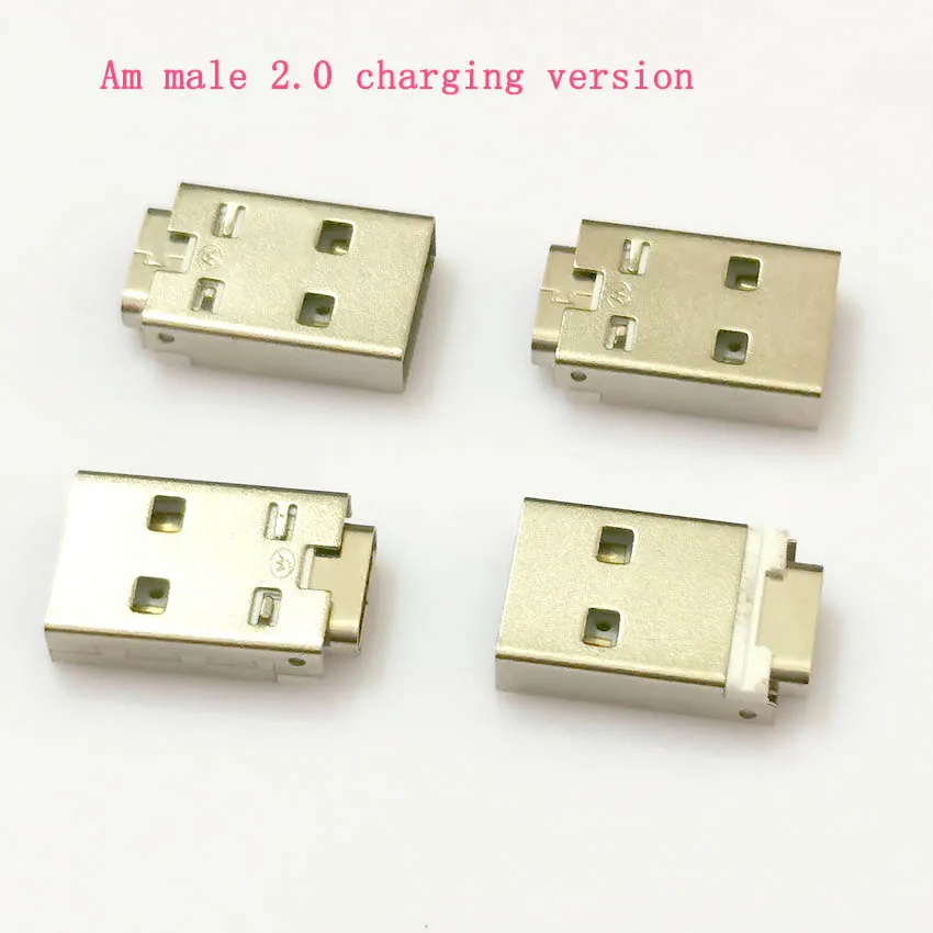 1-10PCS Type-C 3.1 Female to Double-sided USB Am Male Connector 2.0 Charging Version Adapter with PCB Board Inside