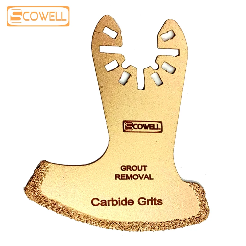 3PCS YG8 Tungsten Carbide Grits Oscillating Multi Tool Saw Blade For Renovation Multimaster Power Tool Tile Grout Removal Eater