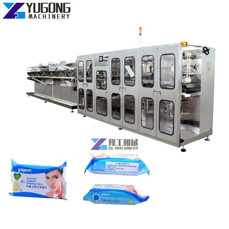 Automatic Single Baby Packing Machine Small Wet Wipe Baby Wet Tissue Making Machine Production Line for Sale