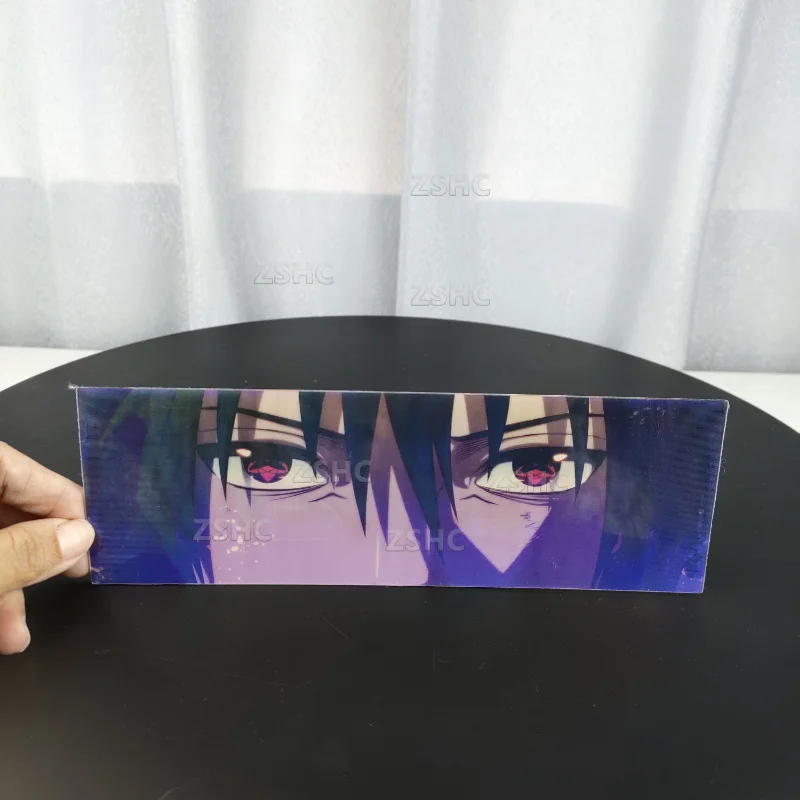 Anime NARUTO Uzumaki Uchiha Sasuke Stickers 3D Motion Sticker Waterproof Decals for Car Tablet Computer Wall Stickers Boy Gift