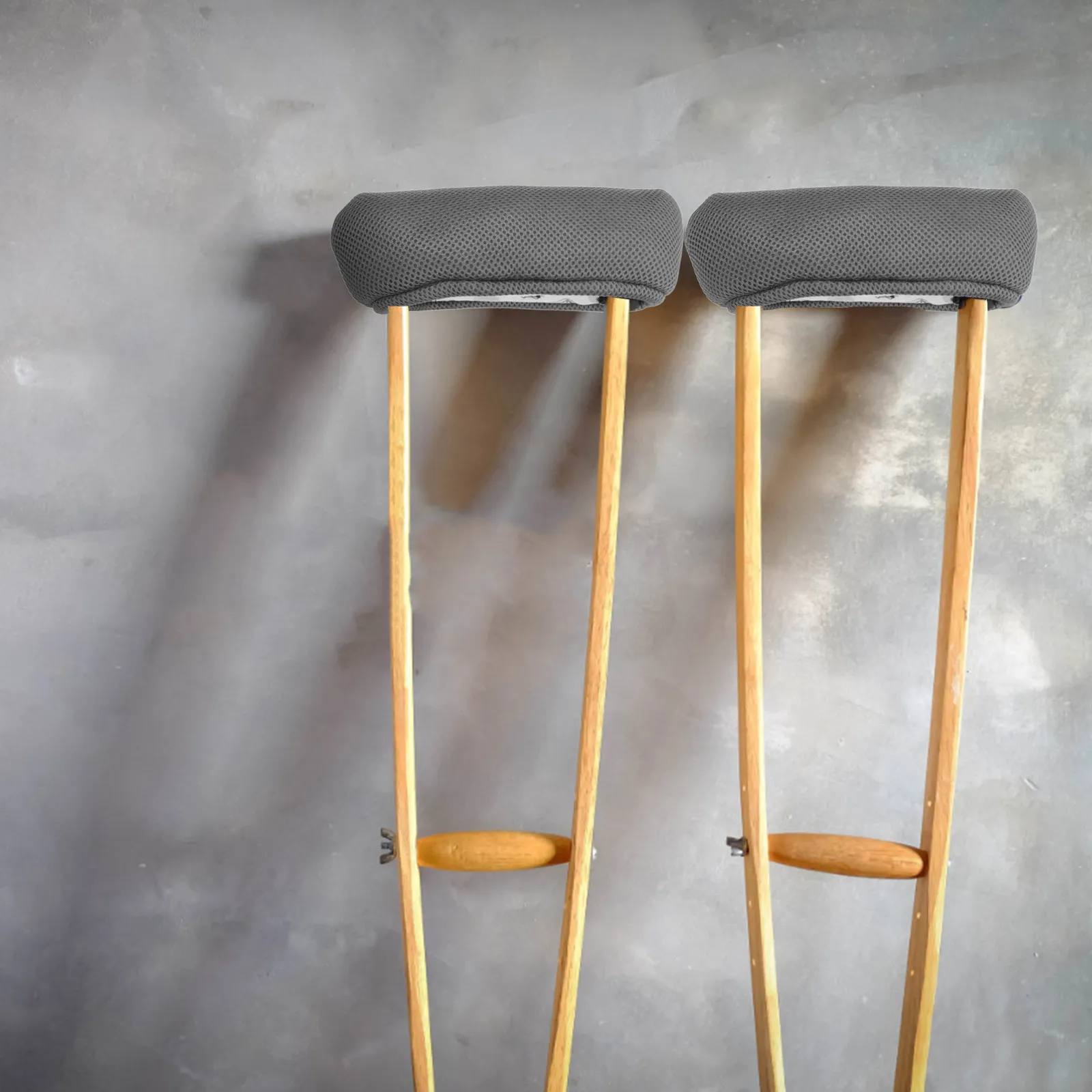 1Pair Daily Use Crutch Cover Thickened Underarm Pad Cotton Sponge Material Comfortable Wear-Resistant Portable Crutch Supply