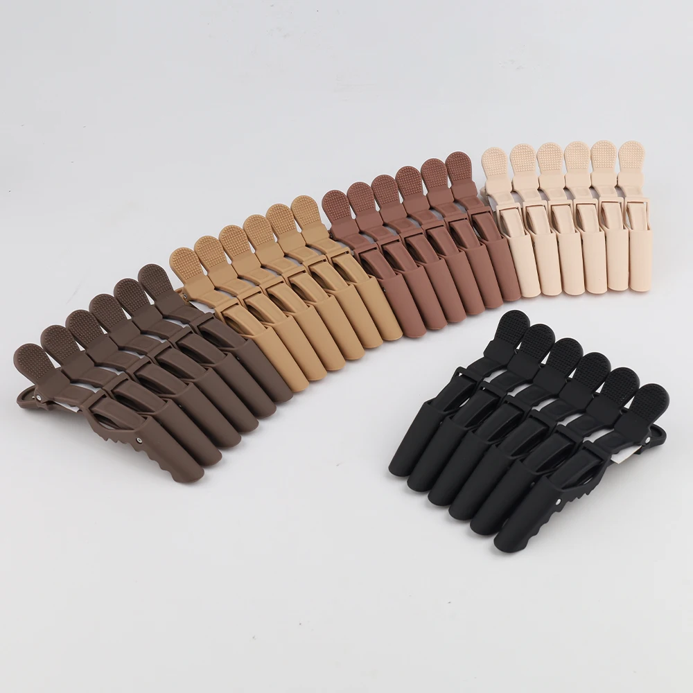 

ARLANY 6Pcs Alligator Hair Clip Matte Anti-slip Hairpin Durable Hair Clamp Hairdressing Styling Accessories for Woman Grils