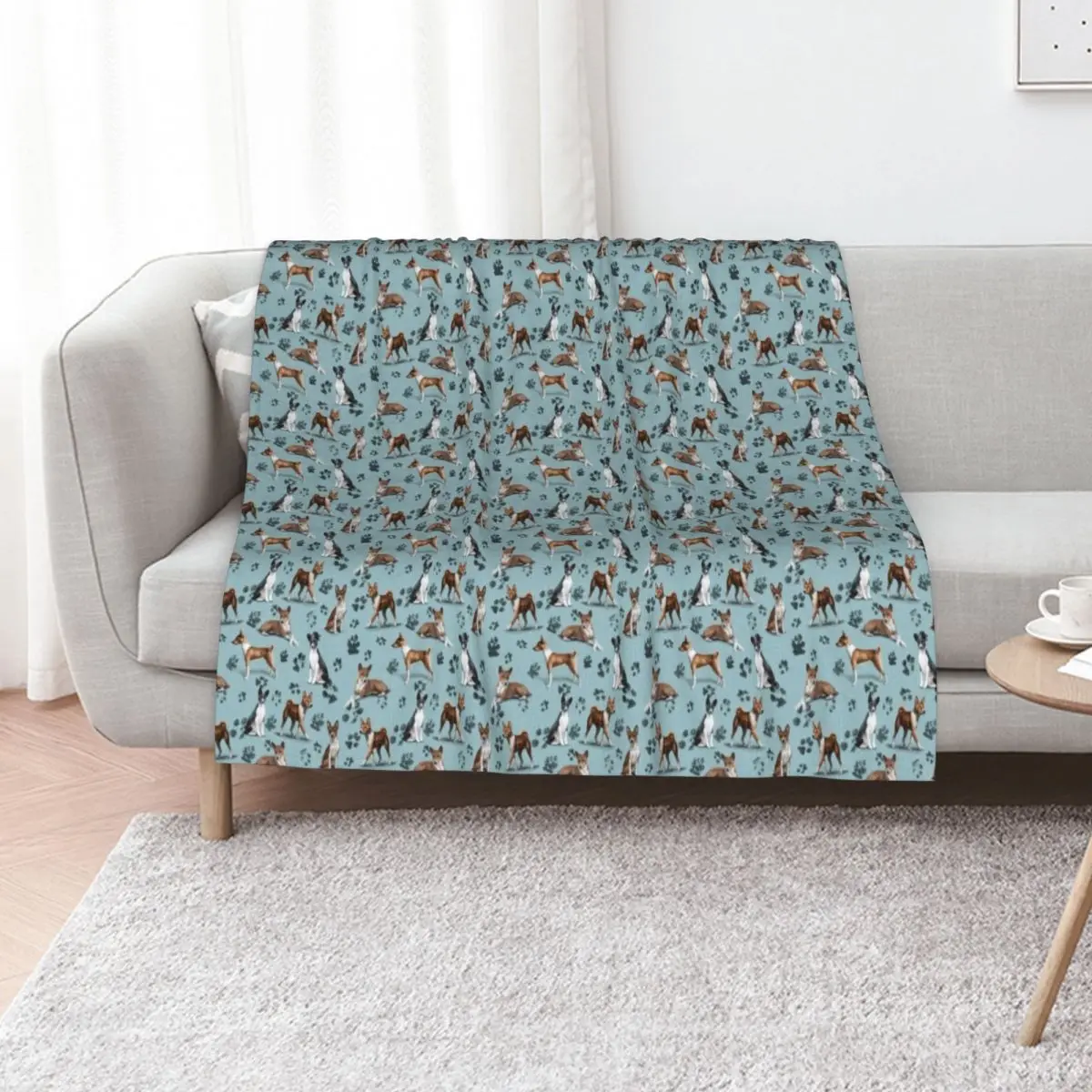 

The Basenji Throw Blanket Bed linens For Sofa Thin blankets ands cosplay anime Blankets