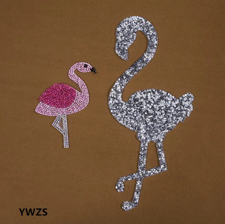 

New Arrival 10 Pcs Animal Rhinestones Iron On Patch DIY Hotfix Motif Applique Garment Bag Patch Decor Accessory